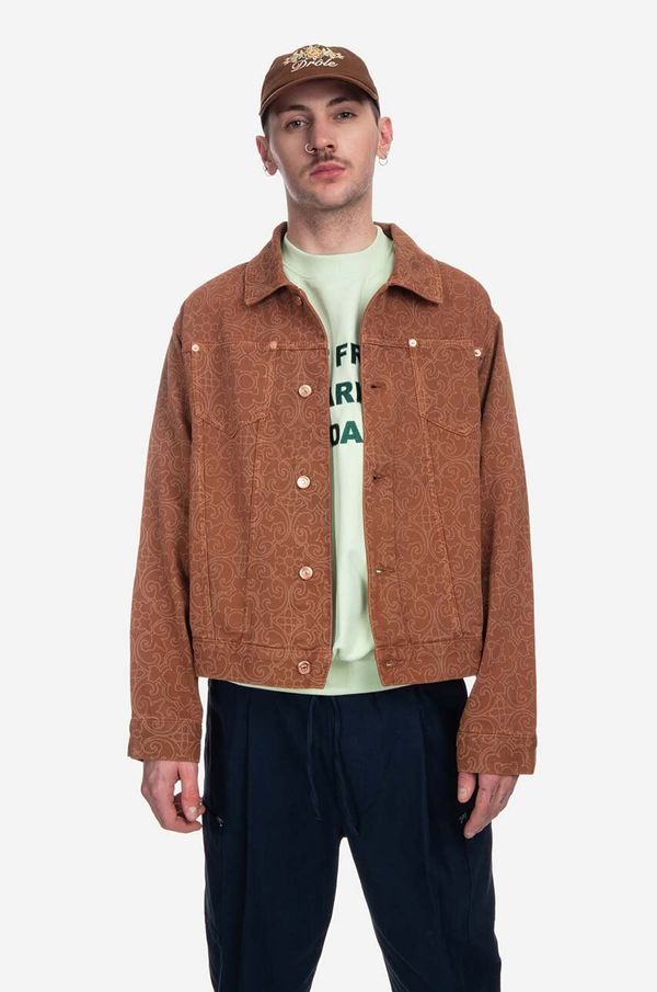 Drôle de Monsieur Jakna Drôle de Monsieur La Veste Jeans Faience za muškarce, boja: smeđa, za prijelazno razdoblje, JT137.COGNAC-COGNAC