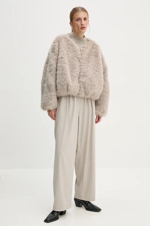 Drykorn Jakna Drykorn za žene, boja: bež, za prijelazno razdoblje, oversize, 150221 84420