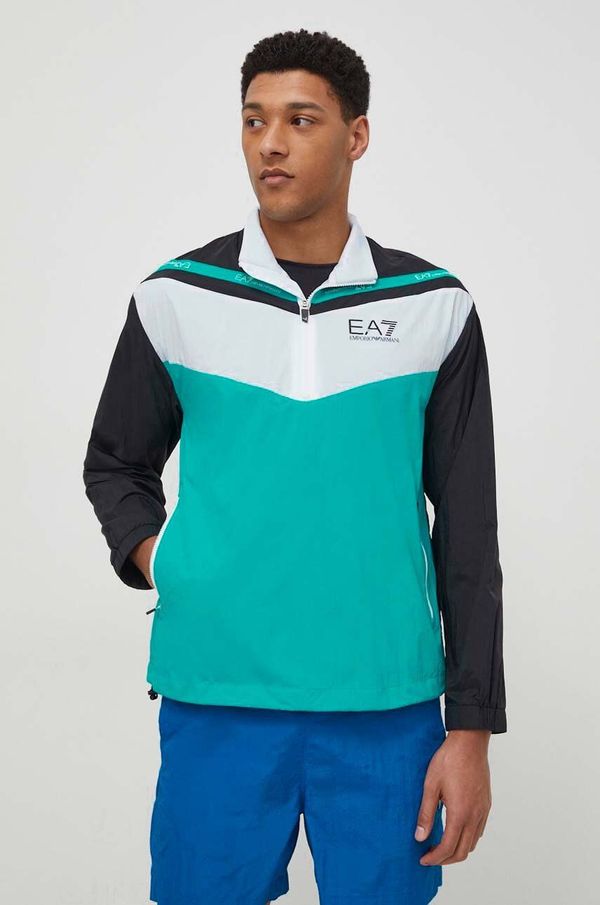 EA7 Emporio Armani Jakna EA7 Emporio Armani za muškarce, boja: crna, za prijelazno razdoblje