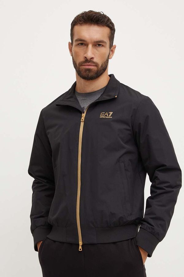EA7 Emporio Armani Jakna EA7 Emporio Armani za muškarce, boja: crna, za prijelazno razdoblje, PNFZZ.8NPB20