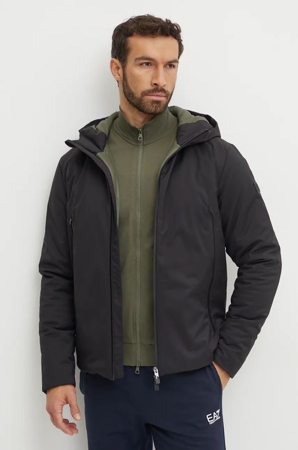 EA7 Emporio Armani Jakna EA7 Emporio Armani za muškarce, boja: crna, za zimu, PNEDZ.6DPB18