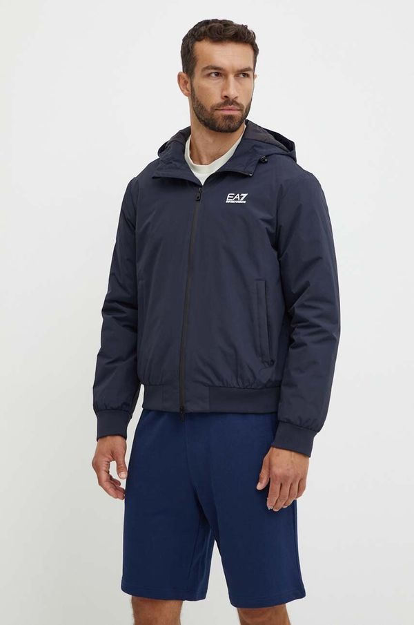 EA7 Emporio Armani Jakna EA7 Emporio Armani za muškarce, boja: tamno plava, za prijelazno razdoblje, PNFZZ.8NPB21