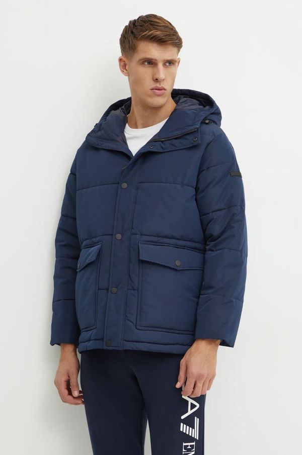 EA7 Emporio Armani Jakna EA7 Emporio Armani za muškarce, boja: tamno plava, za zimu, PN8AZ.6DPB65