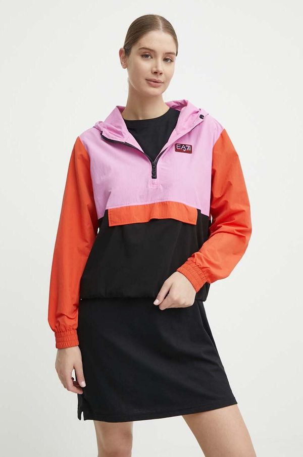 EA7 Emporio Armani Jakna EA7 Emporio Armani za žene, boja: ružičasta, za prijelazno razdoblje