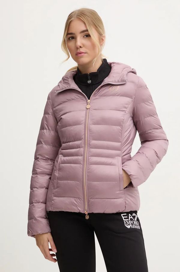 EA7 Emporio Armani Jakna EA7 Emporio Armani za žene, boja: ružičasta, za zimu, TN88Z.6DTB04