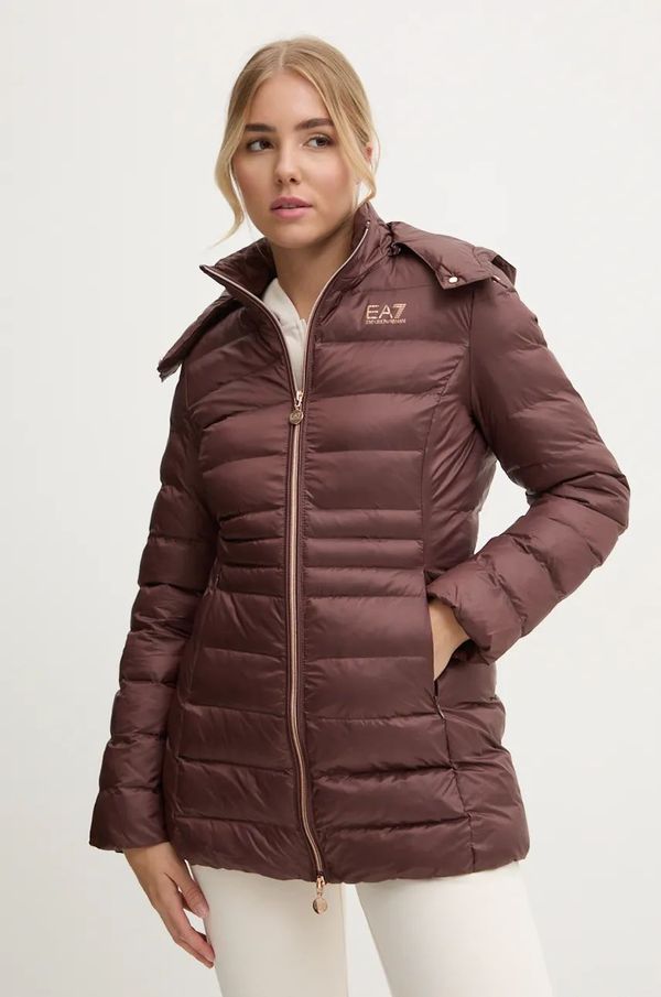 EA7 Emporio Armani Jakna EA7 Emporio Armani za žene, boja: smeđa, za zimu, TN88Z.6DTK01