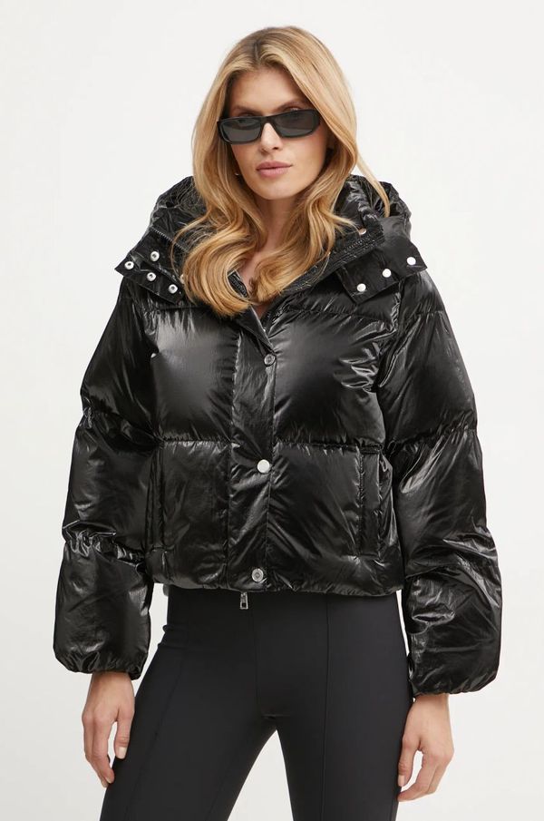 Elisabetta Franchi Jakna Elisabetta Franchi za žene, boja: crna, za zimu, PI77D46E2