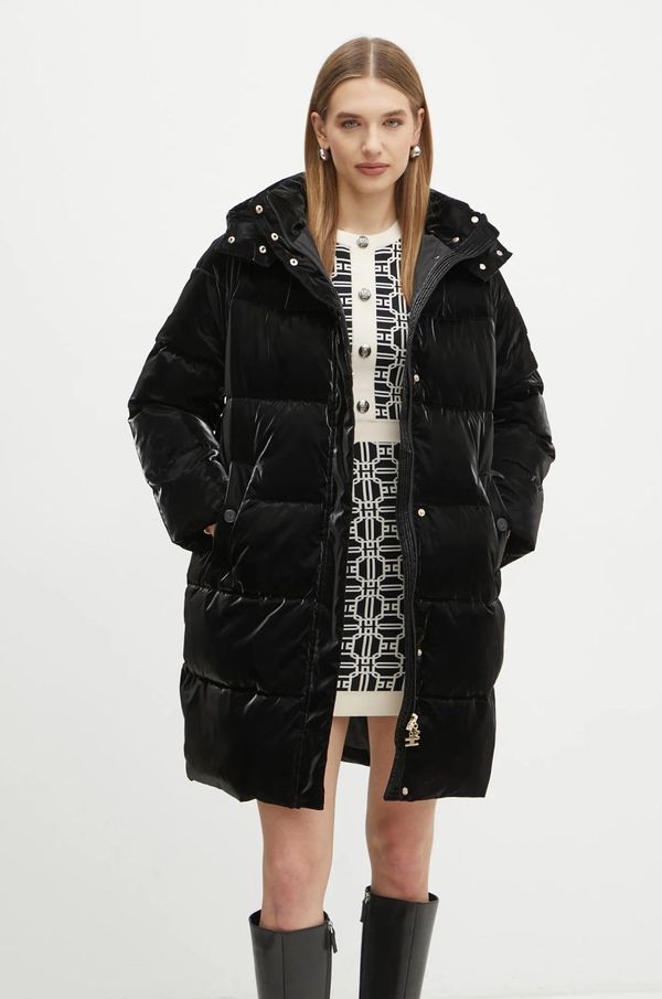 Elisabetta Franchi Jakna Elisabetta Franchi za žene, boja: crna, za zimu, PI79Z46E2