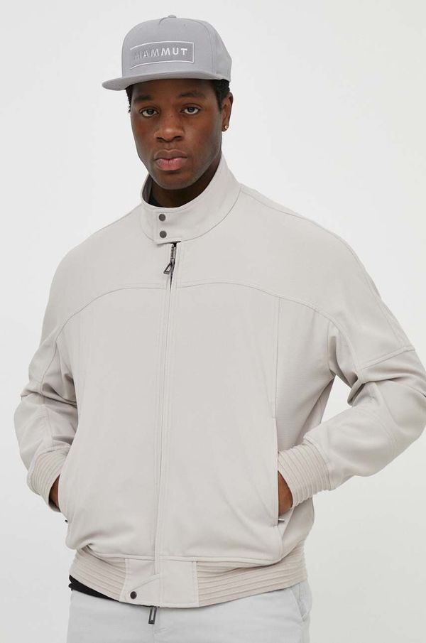 Emporio Armani Jakna Emporio Armani za muškarce, boja: bež, za prijelazno razdoblje, oversize