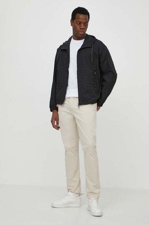 Emporio Armani Jakna Emporio Armani za muškarce, boja: crna, za prijelazno razdoblje