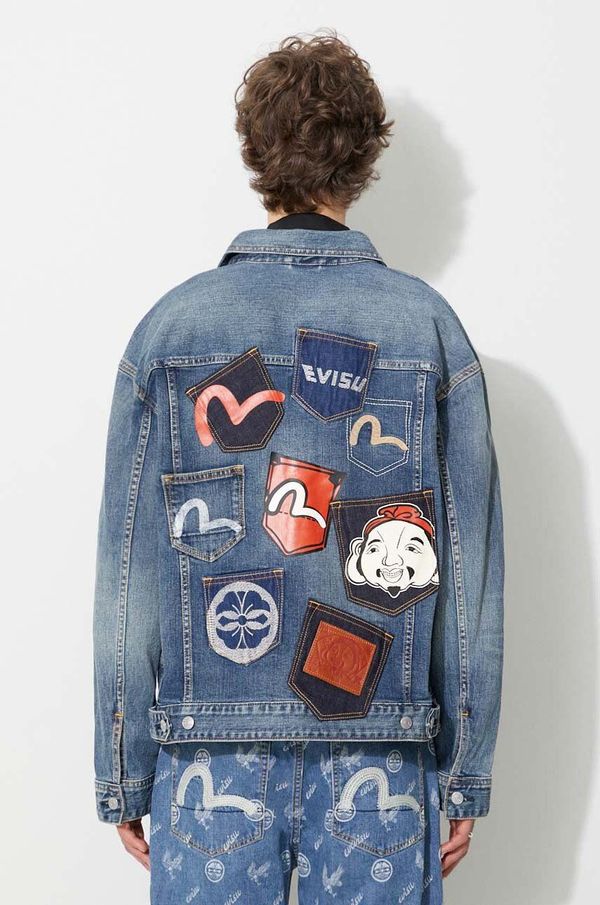 Evisu Jakna Evisu za muškarce, za prijelazno razdoblje, 2ESHTM3DJ720LFCS-indm