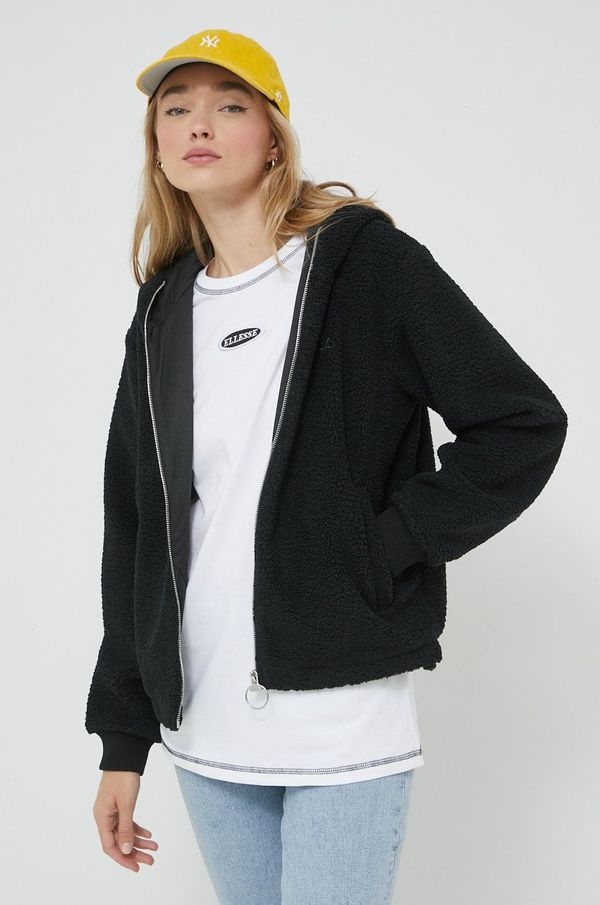 Fila Jakna Fila za žene, boja: crna, za prijelazno razdoblje