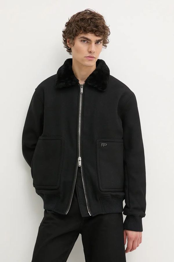 Filling Pieces Jakna Filling Pieces za muškarce, boja: crna, za prijelazno razdoblje, 78614131861