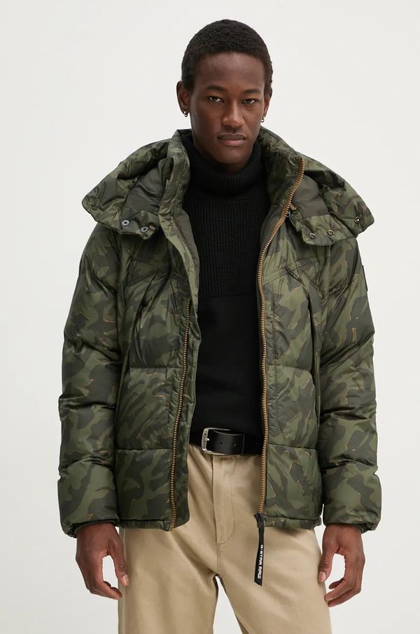 G-Star Raw Jakna G-Star Raw za muškarce, boja: zelena, za zimu, oversize, D25345-C441