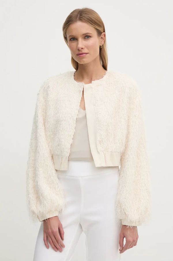 Gaudi Jakna Gaudi za žene, boja: bež, za prijelazno razdoblje, oversize, 421FD34006