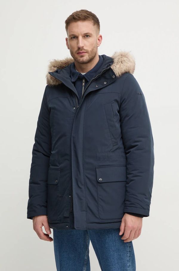 Geox Jakna Geox za muškarce, boja: tamno plava, za zimu, M4628F-T3148-F1624