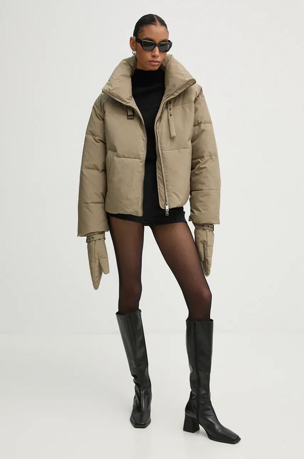 Gestuz Jakna Gestuz za žene, boja: zelena, za zimu, oversize, 10909184