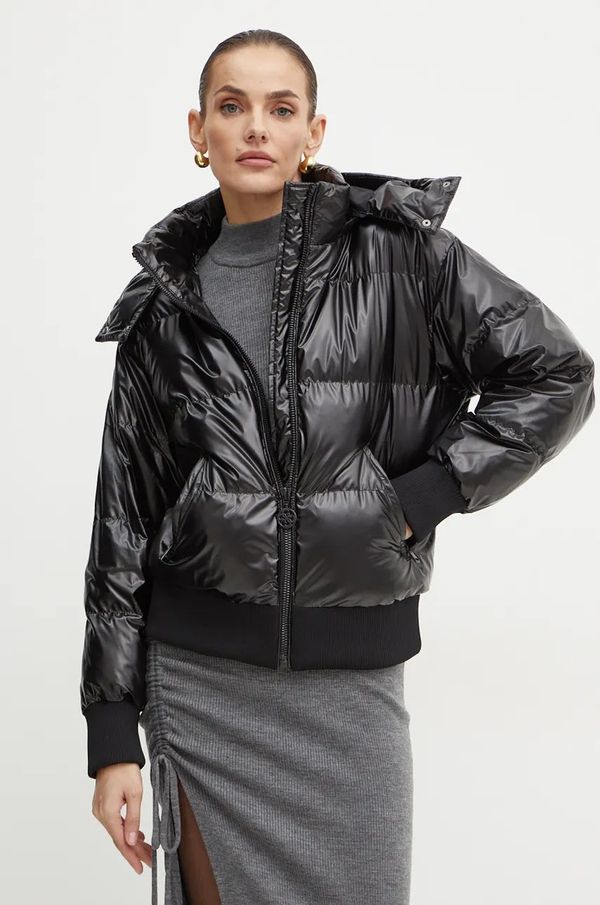 Guess Jakna Guess BICE za žene, boja: crna, za zimu, oversize, W4BL37 WGK00