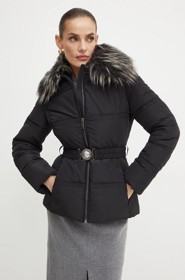 Guess Jakna Guess MARISOL za žene, boja: crna, za zimu, W4BL43 WGK22