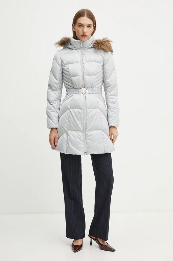 Guess Jakna Guess OLGA za žene, boja: siva, za zimu, W4BL40 WEX52