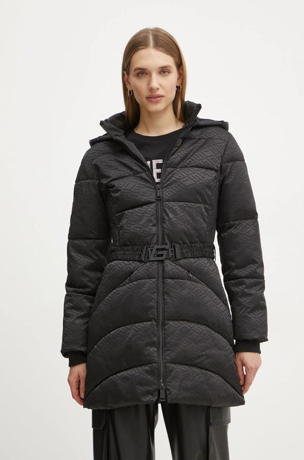 Guess Jakna Guess SELINE za žene, boja: crna, za zimu, W4BL58 WGL72