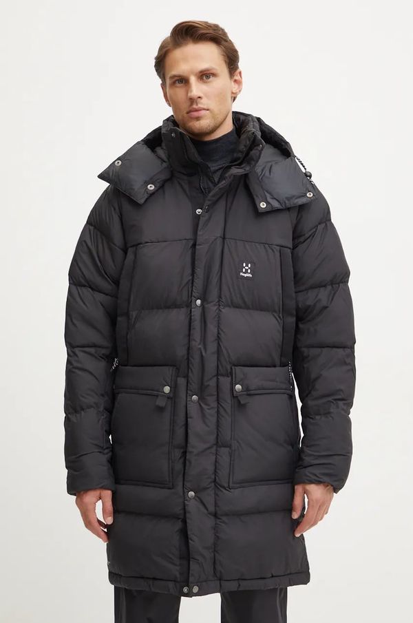 Haglöfs Jakna Haglöfs Floda Mimic za muškarce, boja: crna, za zimu, 605099