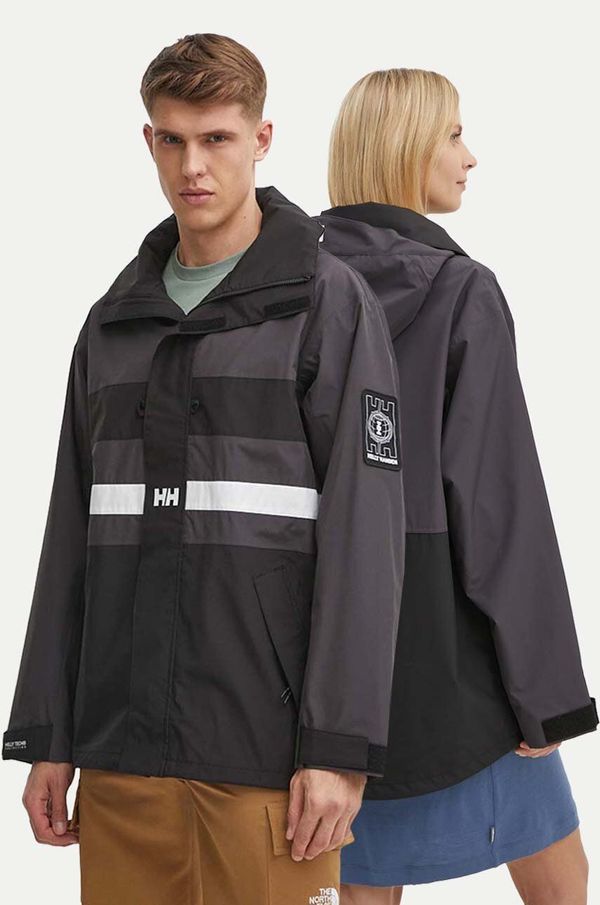 Helly Hansen Jakna Helly Hansen boja: crna, za prijelazno razdoblje, oversize