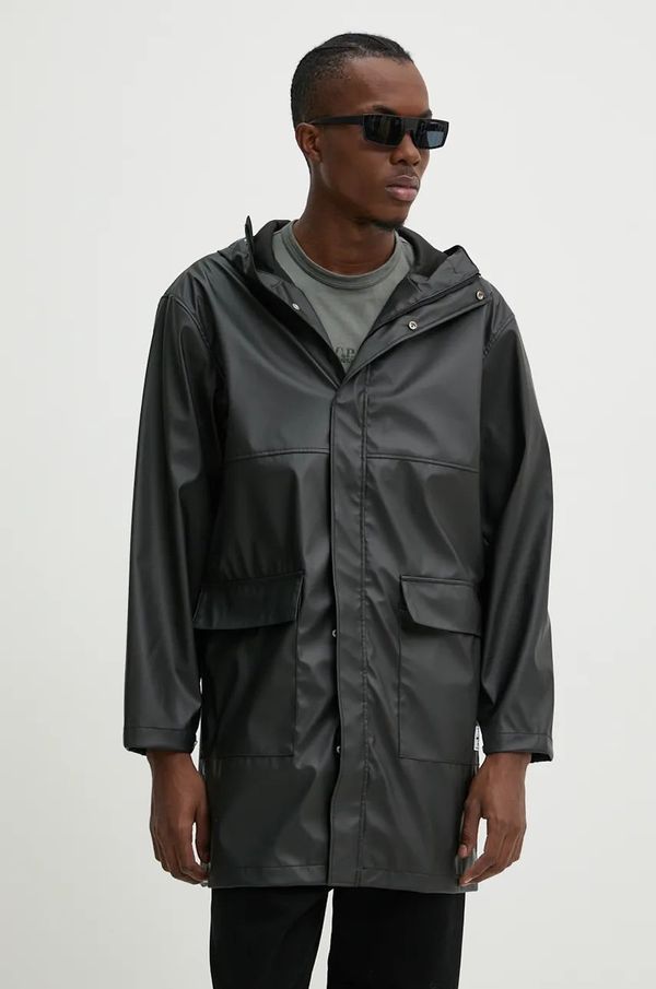 Herschel Jakna Herschel za muškarce, boja: crna, za prijelazno razdoblje