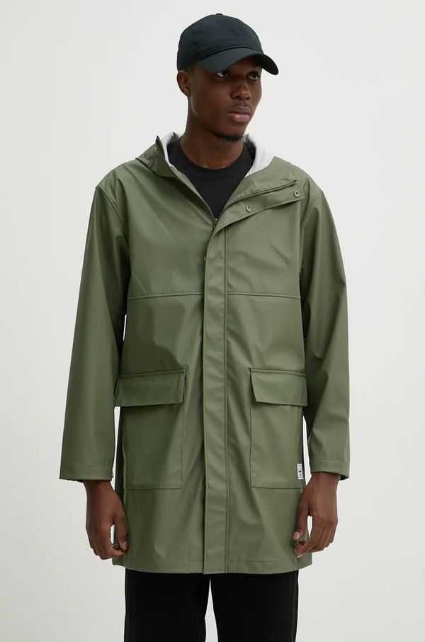 Herschel Jakna Herschel za muškarce, boja: zelena, za prijelazno razdoblje