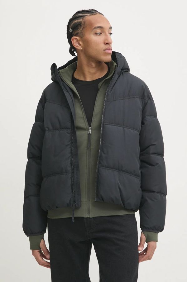 Hollister Co. Jakna Hollister Co. za muškarce, boja: crna, za zimu, KI332-4122