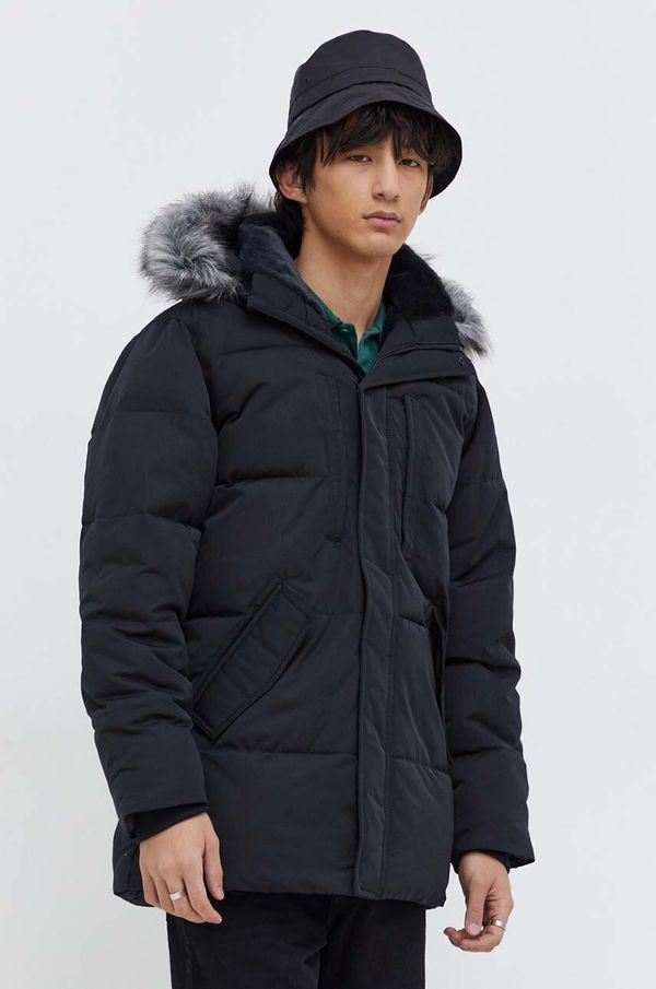 Hollister Co. Jakna Hollister Co. za muškarce, boja: crna, za zimu