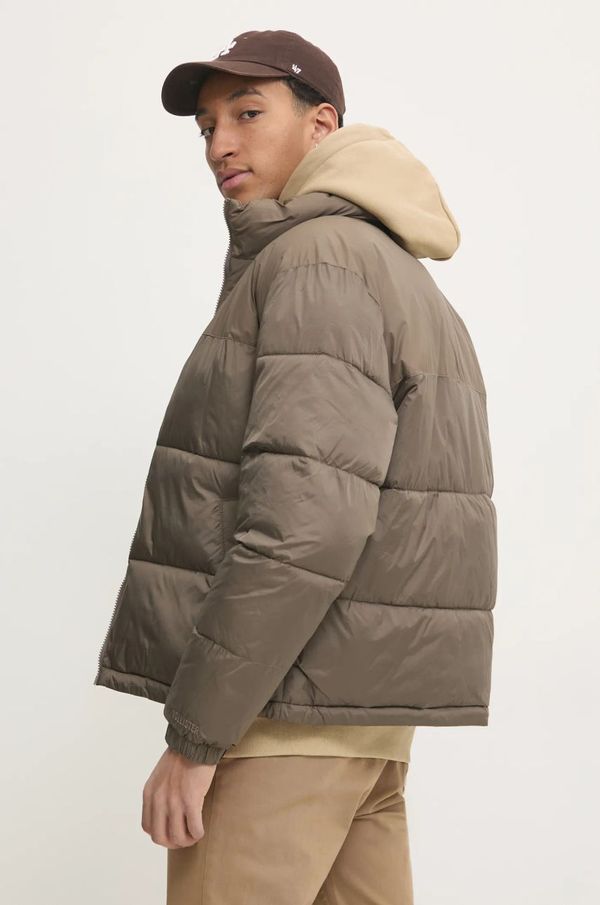 Hollister Co. Jakna Hollister Co. za muškarce, boja: smeđa, za zimu, KI332-4105