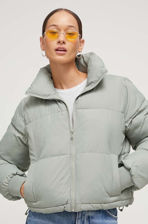 Hollister Co. Jakna Hollister Co. za žene, boja: zelena, za zimu