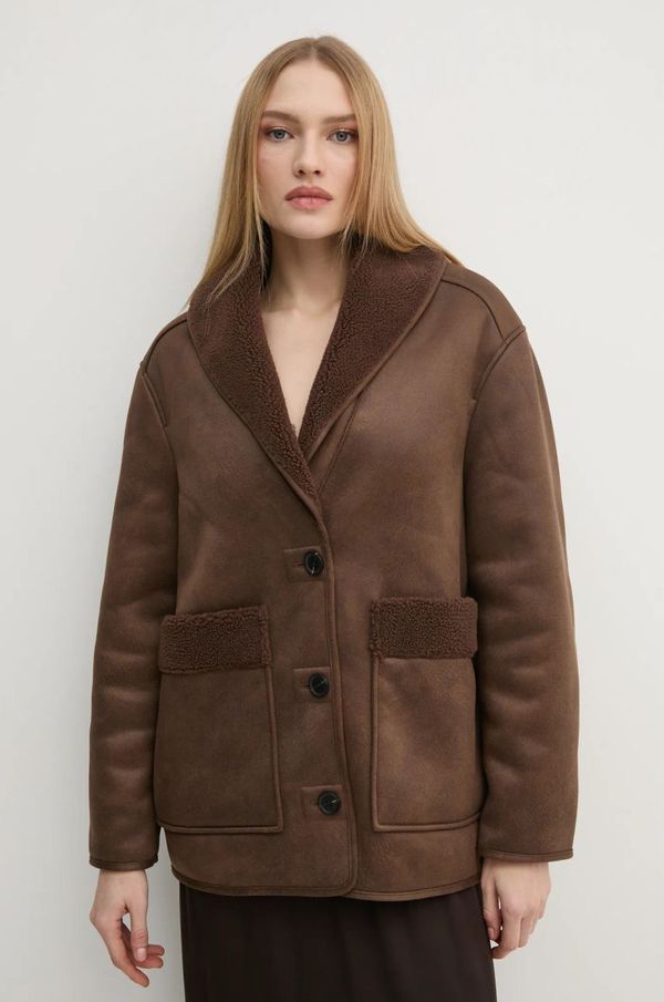 Hoss Intropia Jakna Hoss Intropia za žene, boja: smeđa, za prijelazno razdoblje, 5458312