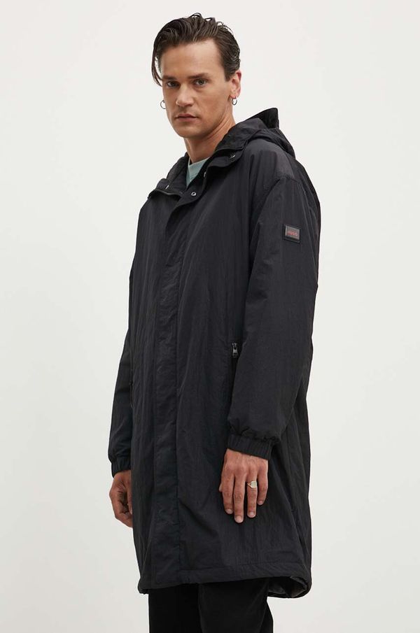 Hugo Jakna HUGO za muškarce, boja: crna, za prijelazno razdoblje, 50516761