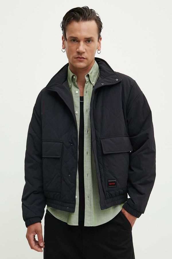 Hugo Jakna HUGO za muškarce, boja: crna, za prijelazno razdoblje, 50517795