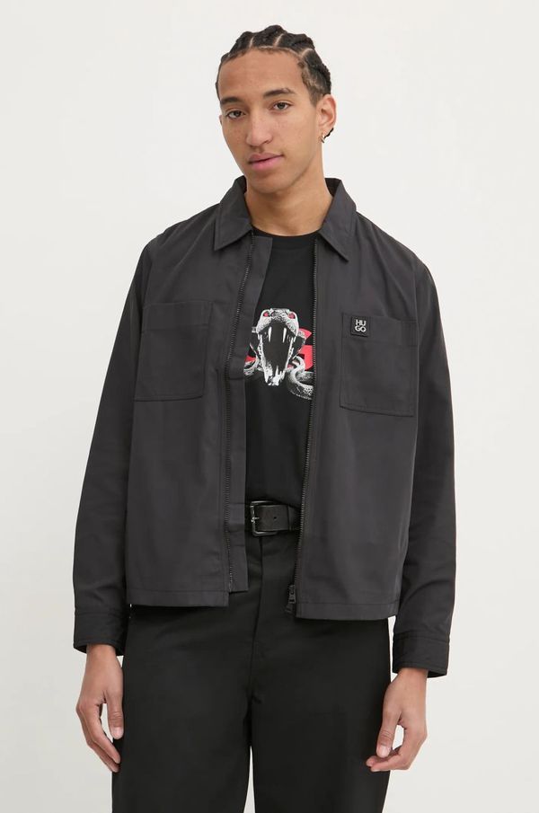 Hugo Jakna HUGO za muškarce, boja: crna, za prijelazno razdoblje, 50520058