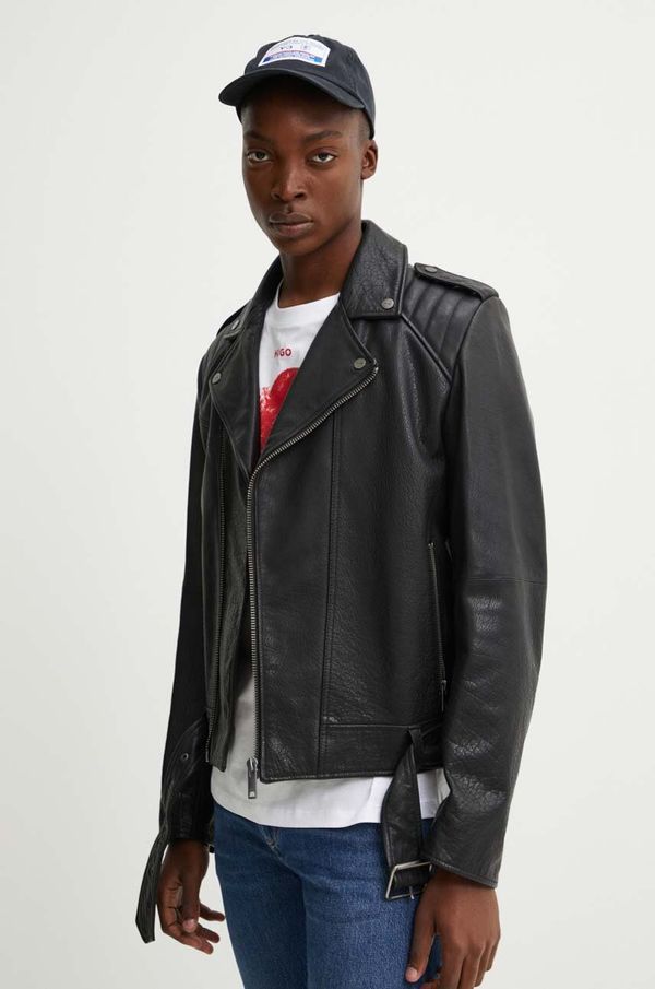 Hugo Jakna HUGO za muškarce, boja: crna, za prijelazno razdoblje, 50521018