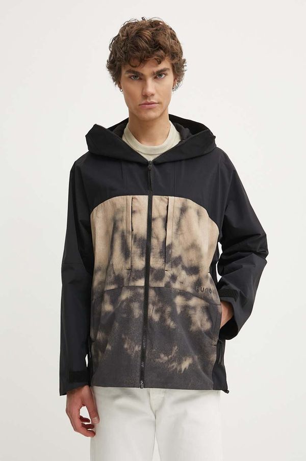 Hugo Jakna HUGO za muškarce, boja: crna, za prijelazno razdoblje, oversize, 50517772