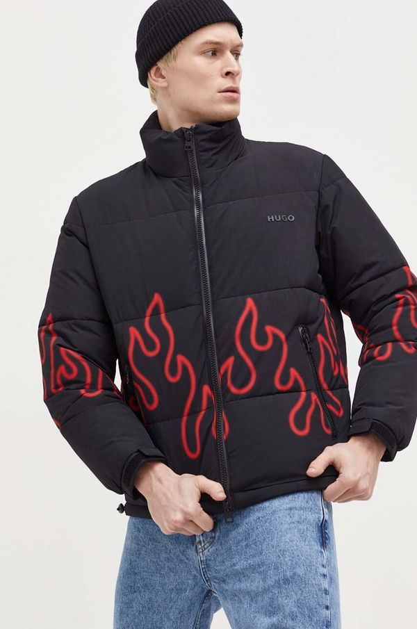 Hugo Jakna HUGO za muškarce, boja: crna, za zimu