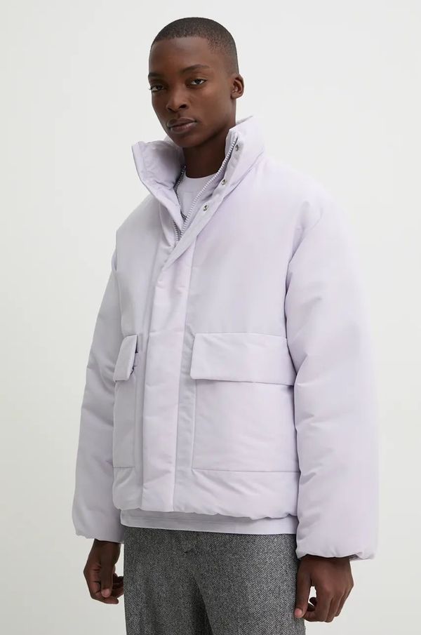 Hugo Jakna HUGO za muškarce, boja: ljubičasta, za zimu, oversize, 50521454