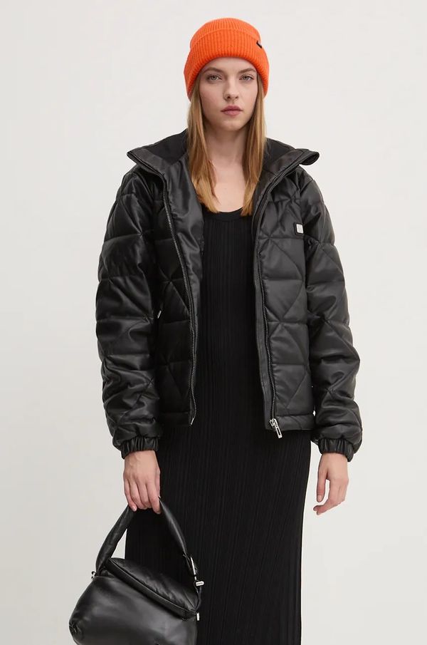 Hugo Jakna HUGO za žene, boja: crna, za zimu, oversize, 50528715