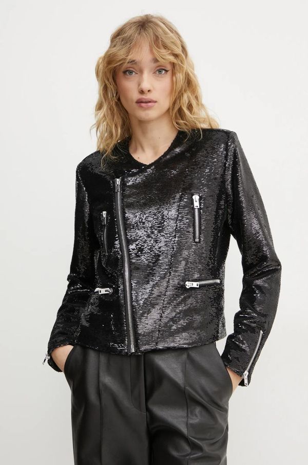 IRO Jakna IRO za žene, boja: crna, za prijelazno razdoblje, WM07LUZIA