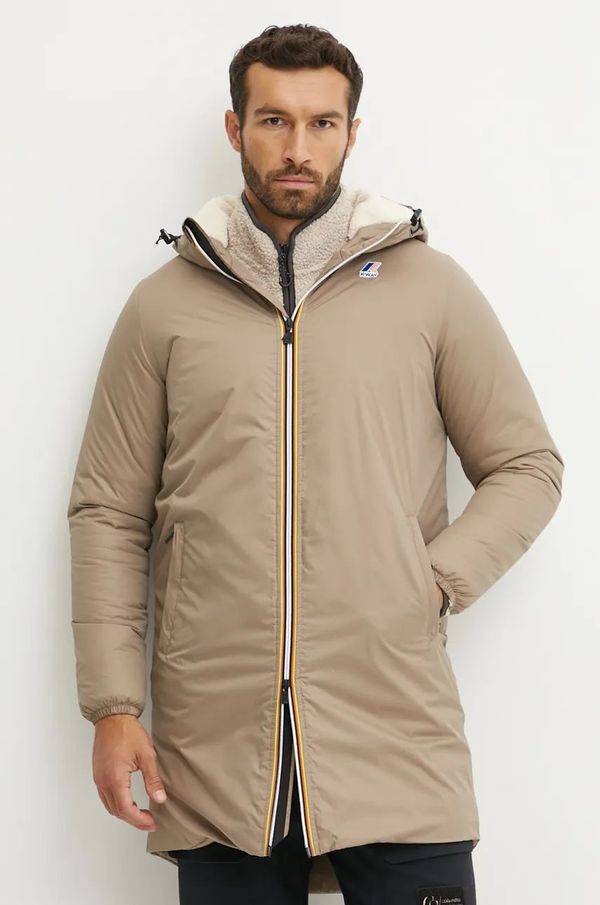 K-way Jakna K-Way boja: smeđa, za zimu, K3114KW