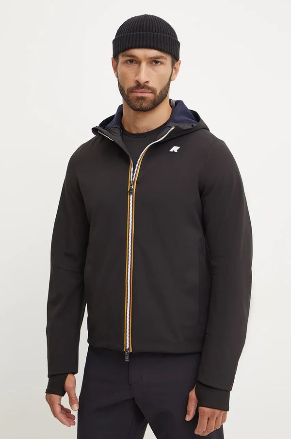 K-way Jakna K-Way za muškarce, boja: crna, za prijelazno razdoblje, K6131BW