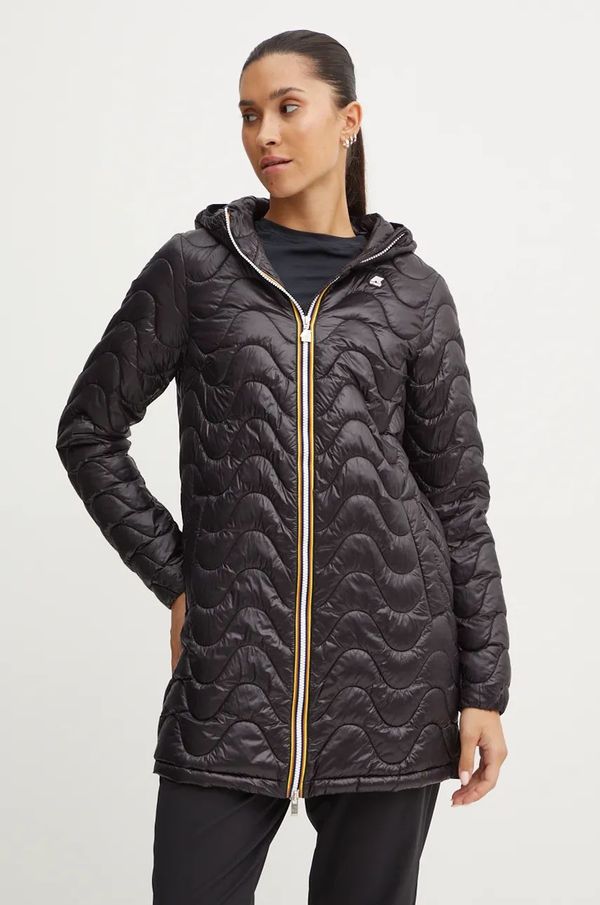 K-way Jakna K-Way za žene, boja: crna, za prijelazno razdoblje, K3112SW