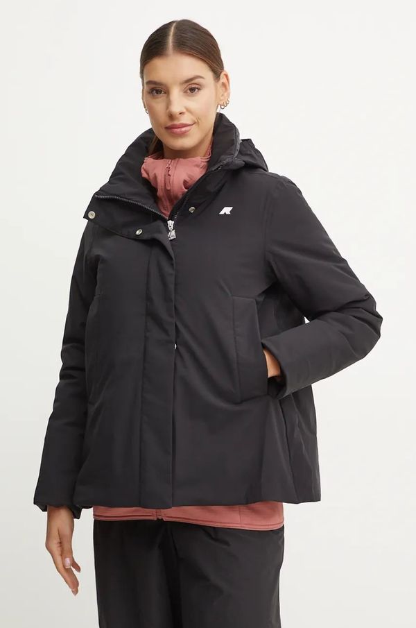 K-way Jakna K-Way za žene, boja: crna, za zimu, K7125KW