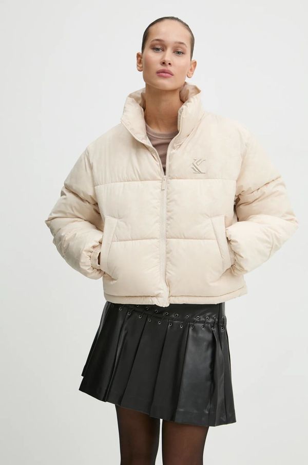 Karl Kani Jakna Karl Kani za žene, boja: bež, za zimu, 61760004