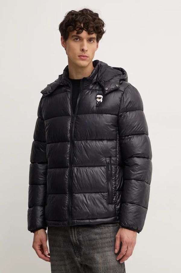 Karl Lagerfeld Jakna Karl Lagerfeld za muškarce, boja: crna, za zimu, 544590.505022