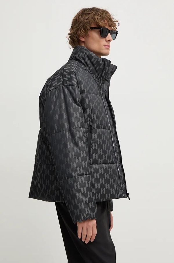 Karl Lagerfeld Jakna Karl Lagerfeld za muškarce, boja: siva, za zimu, 544529.505018